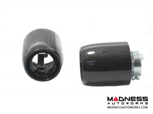 Alfa Romeo 4C Carbon Fiber Exhaust Tips Alfa Romeo 4C Carbon Fiber Exhaust Tips